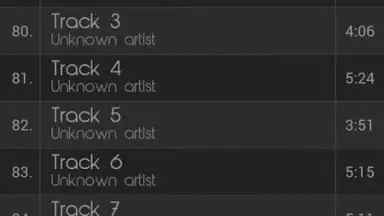 Captura de tela de Dub Music Player 4