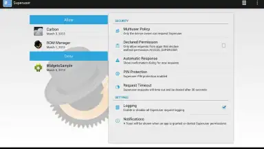 Captura de tela de Superuser (for Android 4) 8