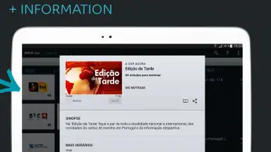 Captura de tela de MEO Go 5