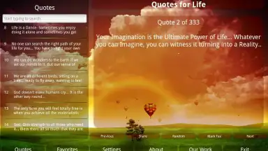 Captura de tela de My Quotes For Life 4