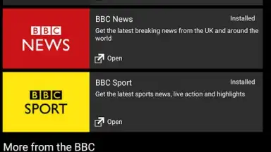 Captura de tela de BBC Media Player 5