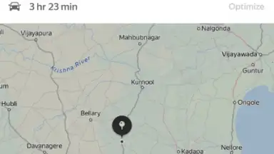 Captura de tela de Yandex Navigator 5