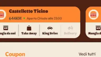 Captura de tela de Burger King Italia 2