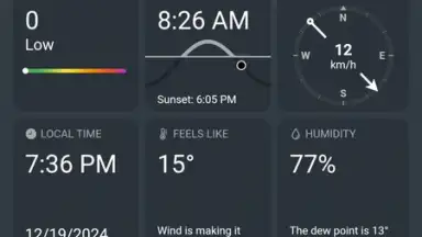 Captura de tela de Real Weather 9