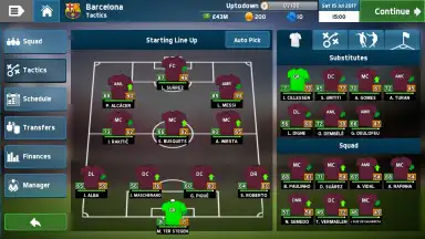 Captura de tela de Soccer Manager 2018 12