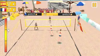Captura de tela de Volleyball: Spike Master 12