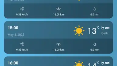 Captura de tela de Daily Weather Free 8