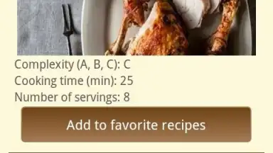 Captura de tela de Chicken recipes 2