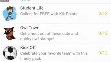Captura de tela de Kik Messenger 4