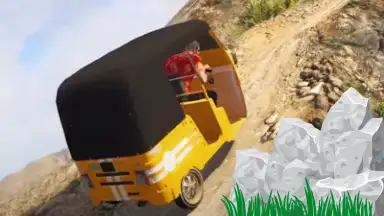 Captura de tela de Autorickshaw Tuktuk Hill Drive 4