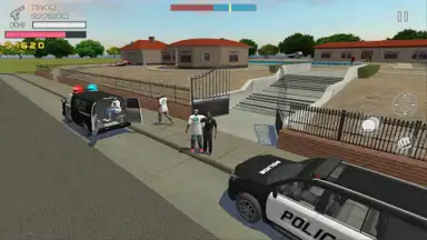Captura de tela de Police Cop Simulator. Gang War 6