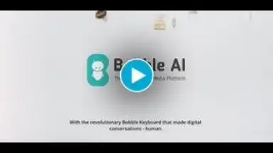 Captura de tela de Bobble AI Keyboard 1