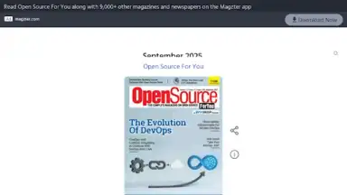Captura de tela de Open Source For You 11