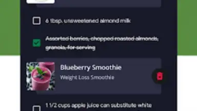 Captura de tela de Diet Smoothie Recipes 2