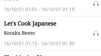 Captura de tela de NHK World Radio Japan 3