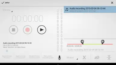Captura de tela de Audio Recorder 4