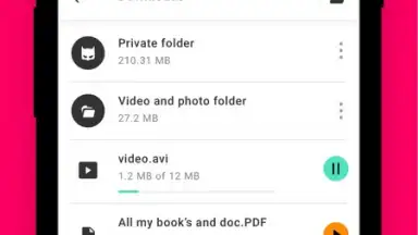 Captura de tela de Aloha Browser 7