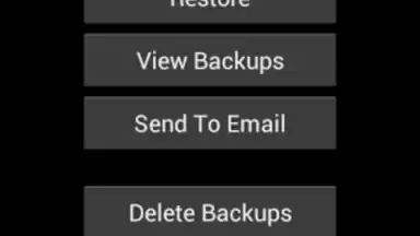 Captura de tela de Super Backup: SMS and Contacts 1