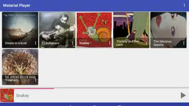 Captura de tela de Material Audiobook Player 3