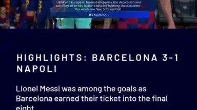 Captura de tela de UEFA.tv 6