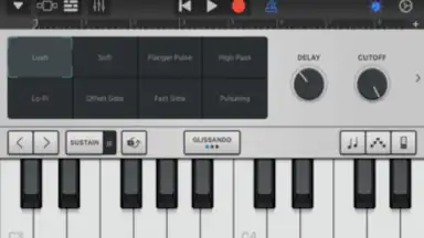Captura de tela de GarageBand 3