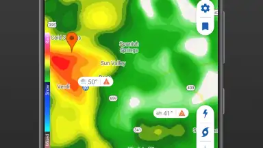Captura de tela de NOAA Weather Radar 23