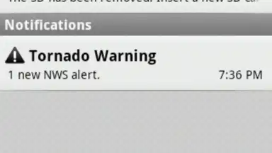 Captura de tela de Simple Weather Alert 4