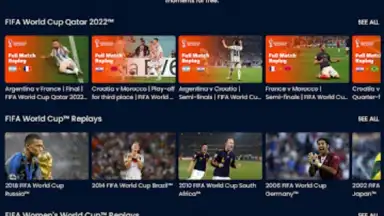 Captura de tela de FIFA+ | Football entertainment 9