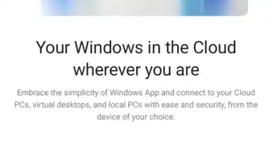 Captura de tela de Windows App 5