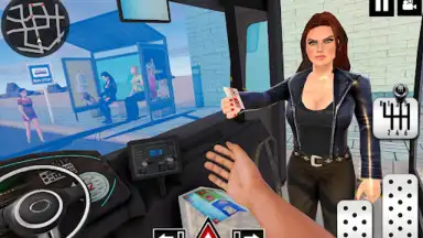 Captura de tela de Coach Bus Driving - Bus Games 5