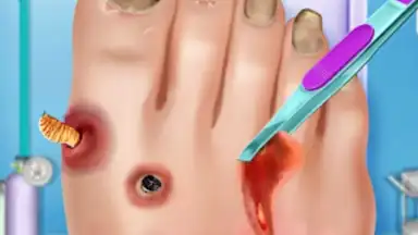 Captura de tela de ASMR Salon: Foot Care Makeup 8