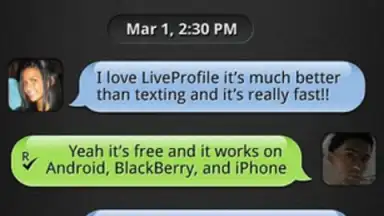 Captura de tela de LiveProfile 1