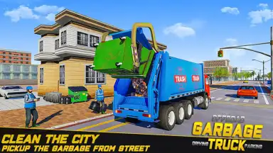 Captura de tela de Offroad Truck Simulator - Garbage Truck Game 7