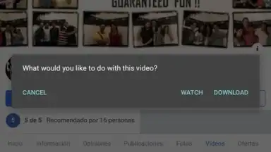 Captura de tela de FastVid: Download for Facebook 1
