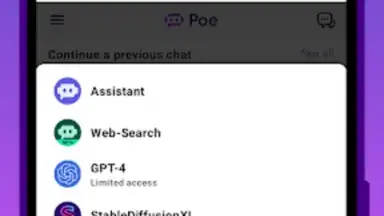 Captura de tela de Poe - Fast AI Chat 10