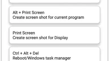 Captura de tela de Computers Shortcut Keys 5