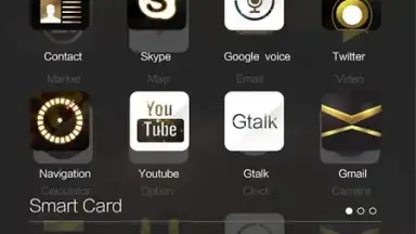 Captura de tela de Gold Rush GOLauncher EX Theme 2