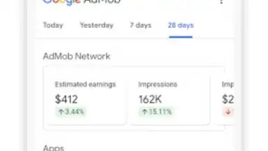Captura de tela de Google AdMob 4