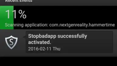 Captura de tela de Stopbadapp 8
