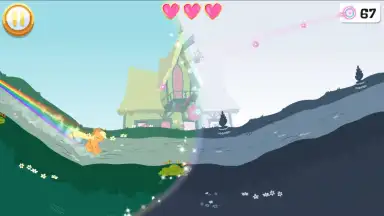 Captura de tela de My Little Pony Rainbow Runners 4