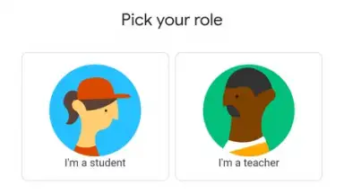 Captura de tela de Google Classroom 1