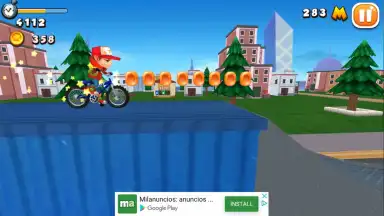 Captura de tela de Bike Race 3D 4