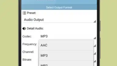 Captura de tela de MP3 Converter 4