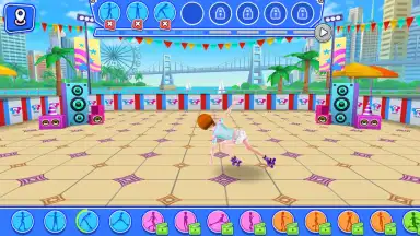 Captura de tela de Roller Skating Girls - Dance on Wheels 5