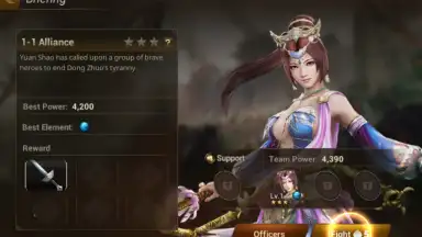 Captura de tela de Dynasty Warriors Unleashed 6