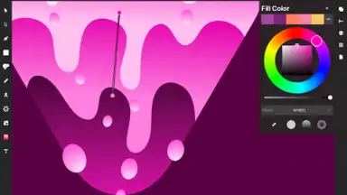 Captura de tela de Vector Ink: SVG, Illustrator 3