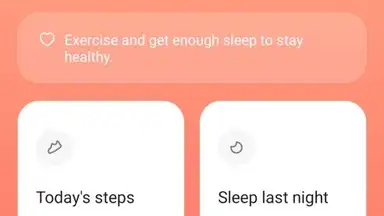Captura de tela de Mi Health 1