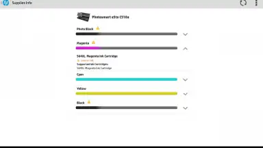 Captura de tela de HP 8