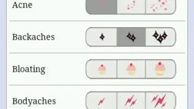 Captura de tela de Period Tracker 2