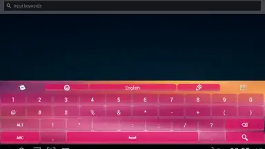 Captura de tela de Pink Keyboard 7